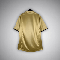 02/03 FC Barcelona Gold Auswärts Retro Trikot