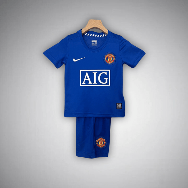 08/09 Manchester United Auswärts-Kinder-Trikotsatz