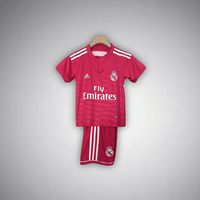 14/15 Real Madrid Auswärts Premium Kinder Trikot-Set