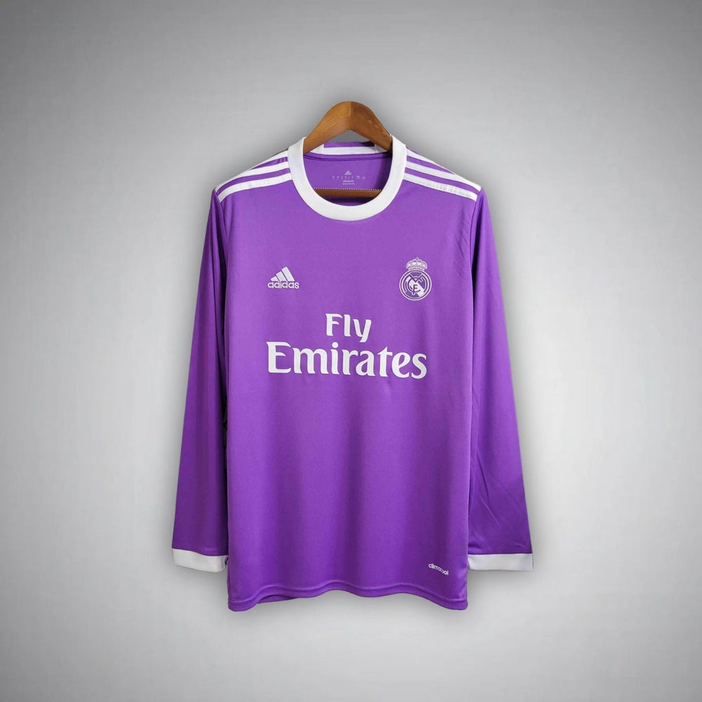 16/17 Real Madrid Auswärtstrikot Langarm