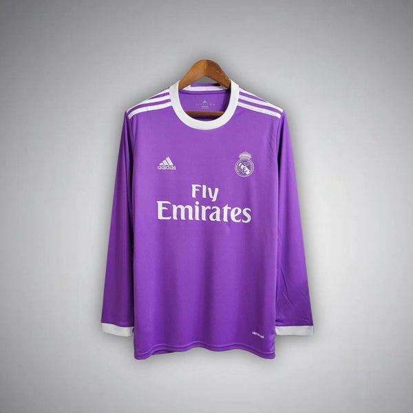 16/17 Real Madrid Auswärtstrikot Langarm
