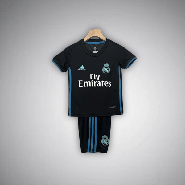 17/18 Real Madrid Auswärts Premium Kinder Trikot-Set