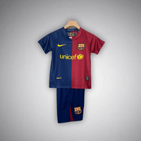 2009 FC Barcelona UCL Final Trikot-Set für Kinder