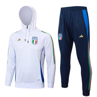 2024 Italienischer Trainingsanzug in Blau und Weiß in Premium-Qualität