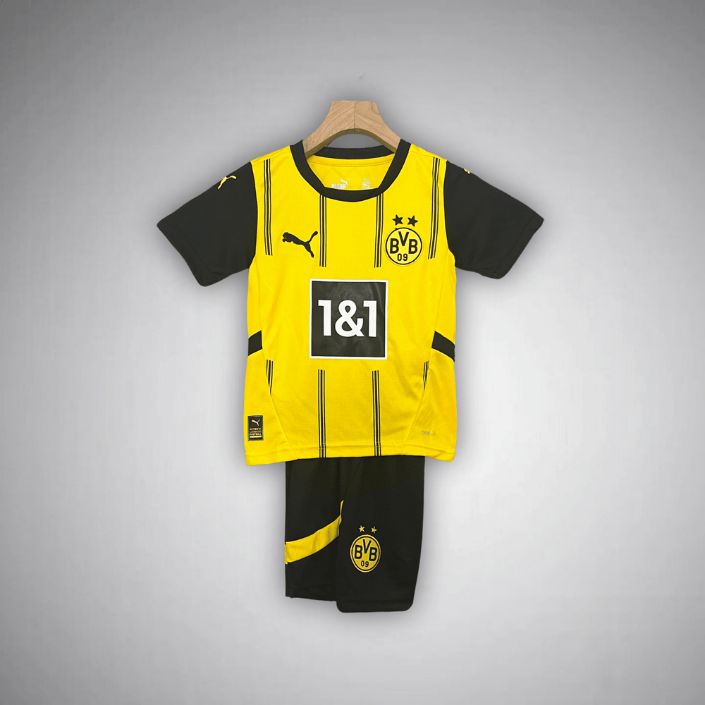 24/25 Borussia Dortmund Heimtrikot-Set für Kinder