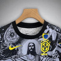 Brasilien „Jesus“ Premium Kinder Trikot-Set