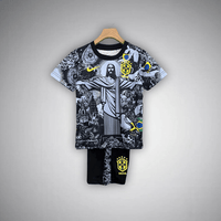 Brasilien „Jesus“ Premium Kinder Trikot-Set