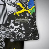 Brasilien „Jesus“ Premium Kinder Trikot-Set