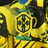 Brasilien „Jesus“ Premium Kinder-Trikot Gelb