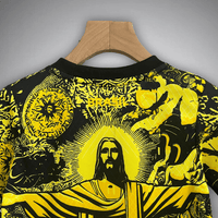 Brasilien „Jesus“ Premium Kinder-Trikot Gelb