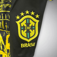 Brasilien „Jesus“ Premium Kinder-Trikot Gelb