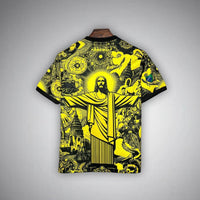 24/25 Brasilien „Jesus“ Premium Gelbes Trikot