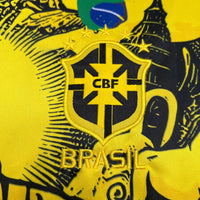 24/25 Brasilien „Jesus“ Premium Gelbes Trikot