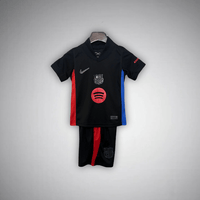 24/25 FC Barcelona Auswärts Kinder Trikot-Set