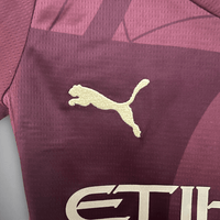 24/25 Manchester City Auswärts-Kit für Kinder