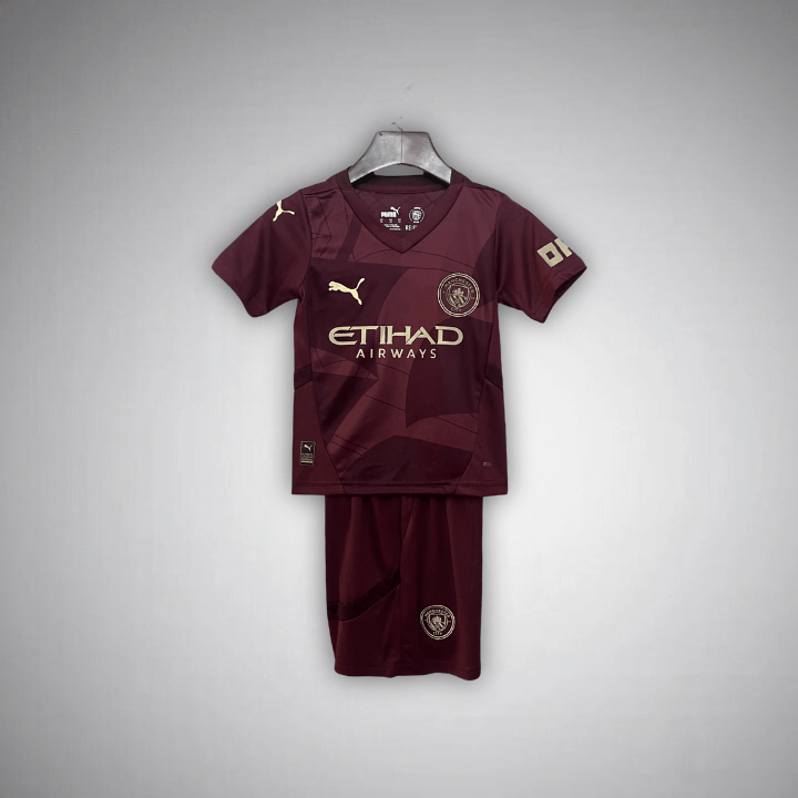 24/25 Manchester City Auswärts-Kit für Kinder