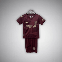 24/25 Manchester City Auswärts-Kit für Kinder