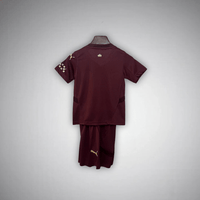24/25 Manchester City Auswärts-Kit für Kinder