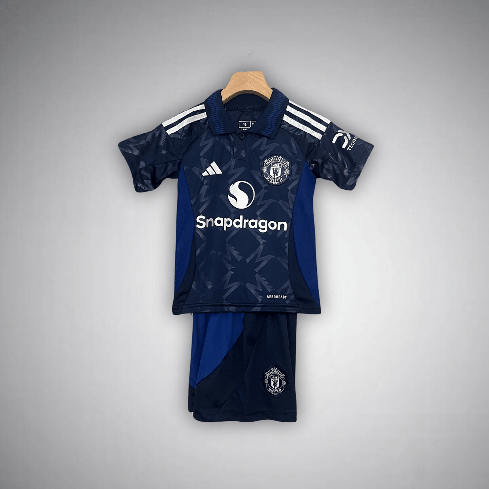 24/25 Manchester United Auswärts-Kit für Kinder