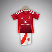 24/25 Manchester United Heim Kinder Trikot-Set