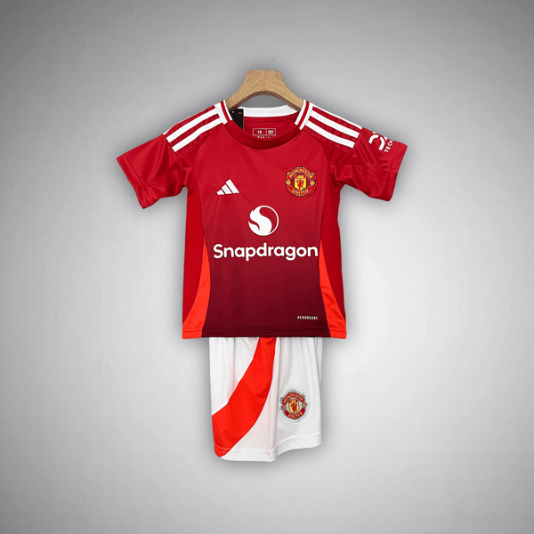 24/25 Manchester United Heim Kinder Trikot-Set