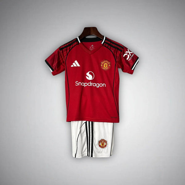 25/26 Manchester United Heimtrikot-Set für Kinder
