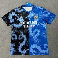 Real Madrid x blaues/schwarzes Trikot