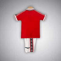 98/99 Manchester United Heim-Trikot-Set für Kinder