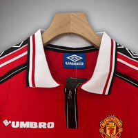 98/99 Manchester United Heim-Trikot-Set für Kinder