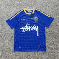 Stüssy x Brasilien Blaues Sondertrikot