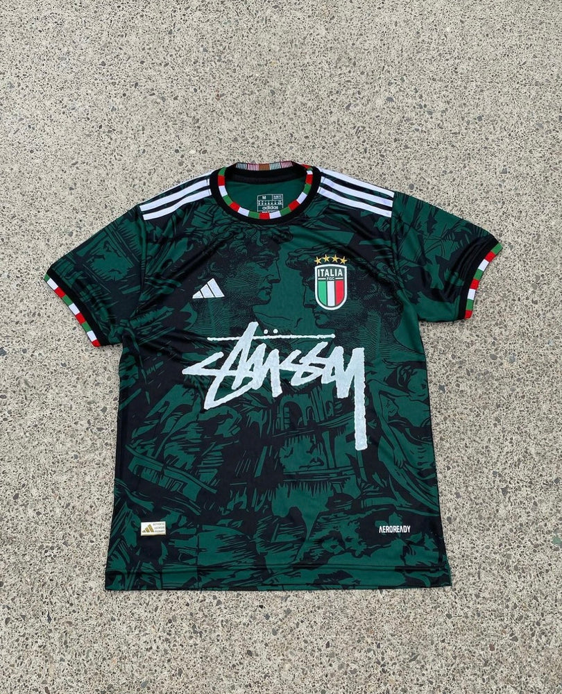 Stüssy x Italy „Azzuro Era“ Sondertrikot