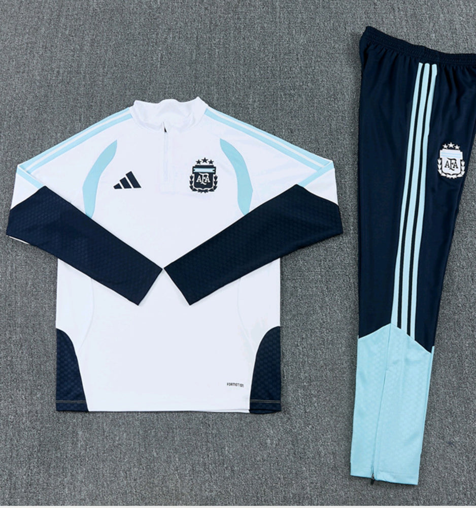 Argentinien schwarz-weißer Trainingsanzug