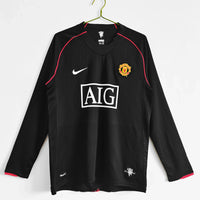 07/08 Manchester United Sonderedition Schwarzes Fußballtrikot