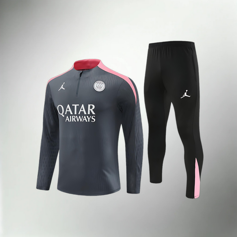 Paris Saint-Germain Trainingsanzug in Grau und Pink