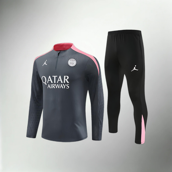 Paris Saint-Germain Trainingsanzug in Grau und Pink