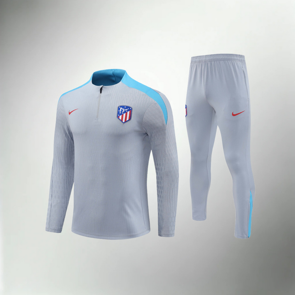 Atletico Madrid hellgrau-türkiser Trainingsanzug