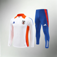 Japan Trainingsanzug in Weiß, Blau und Orange