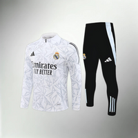 Real Madrid Schwarz-Weißer Trainingsanzug