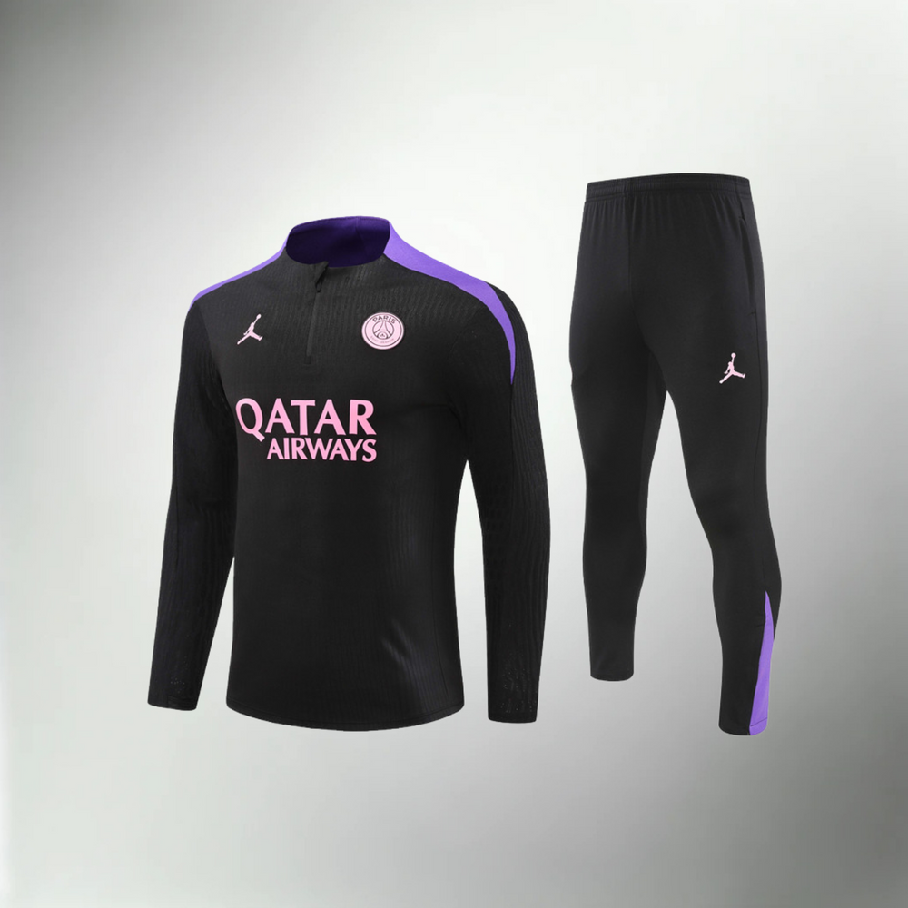 Paris Saint-Germain Trainingsanzug Schwarz Lila