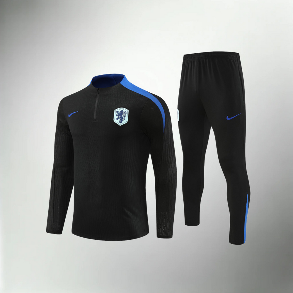 Niederlande Schwarz-Blauer Trainingsanzug