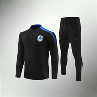 Niederlande Schwarz-Blauer Trainingsanzug
