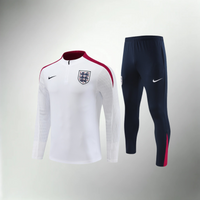 England Trainingsanzug in Weiß, Schwarz und Rot