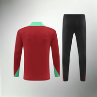 Portugal Trainingsanzug Rot, Schwarz und Türkis