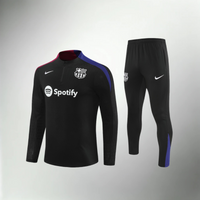Barcelona Schwarzer Trainingsanzug