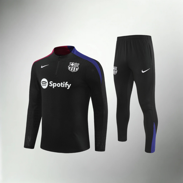 Barcelona Schwarzer Trainingsanzug