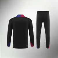 Barcelona Schwarzer Trainingsanzug