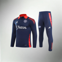 Manchester United Dunkelblauer Trainingsanzug