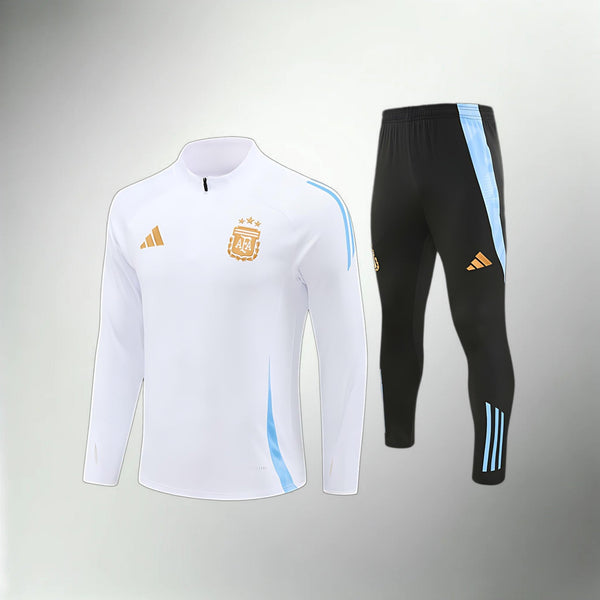 Argentinien schwarz-weißer Trainingsanzug