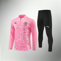 Manchester City Trainingsanzug Schwarz und Pink