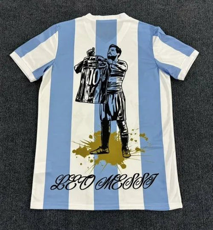 Lionel Messi GOAT Argentina Champion Special Jersey